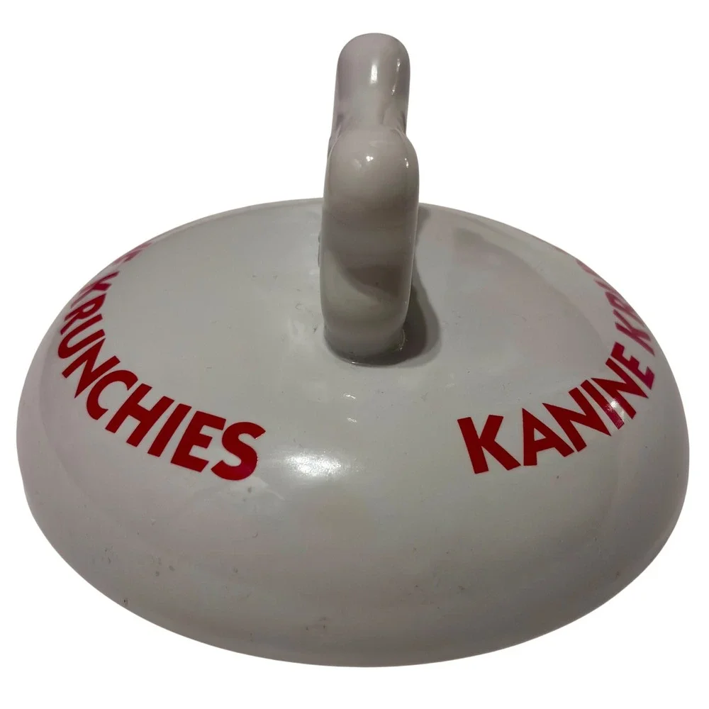 Disney Kanine Krunchies Dog Treat Jar OS Red Black Excellent 101 Dalmatians